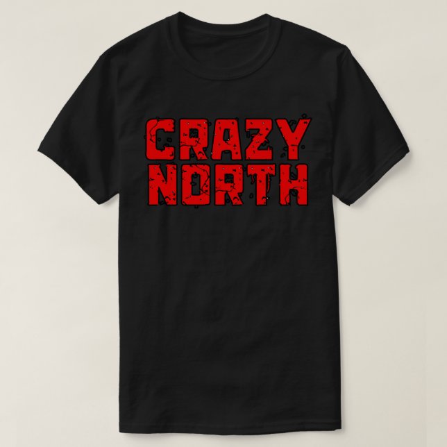 Galna Norra Röda Texten T Shirt (Design framsida)