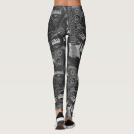 galna orkesterklubbar leggings