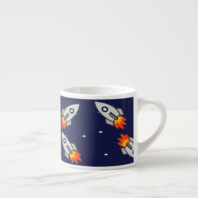 Galna raketer espressomugg (Höger)