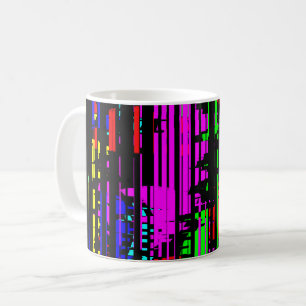 Galna Ränder Kaffemugg