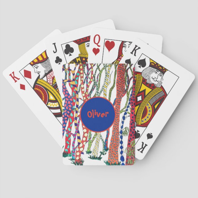 galna roligten lycklig vid namn casinokort (Baksidan)