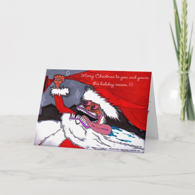 Galna Santa kort (Framsida)