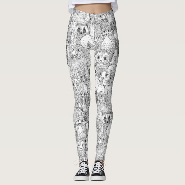 galna syskritare i kor leggings (Framsida)
