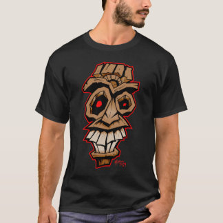 Galna Tiki maskerar Tee Shirt