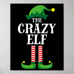 Galna Tomte Matchande Familj Julfest  Poster