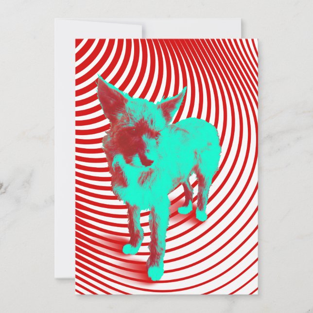 galna valper av farliga ämnen inbjudningar (Framsida)