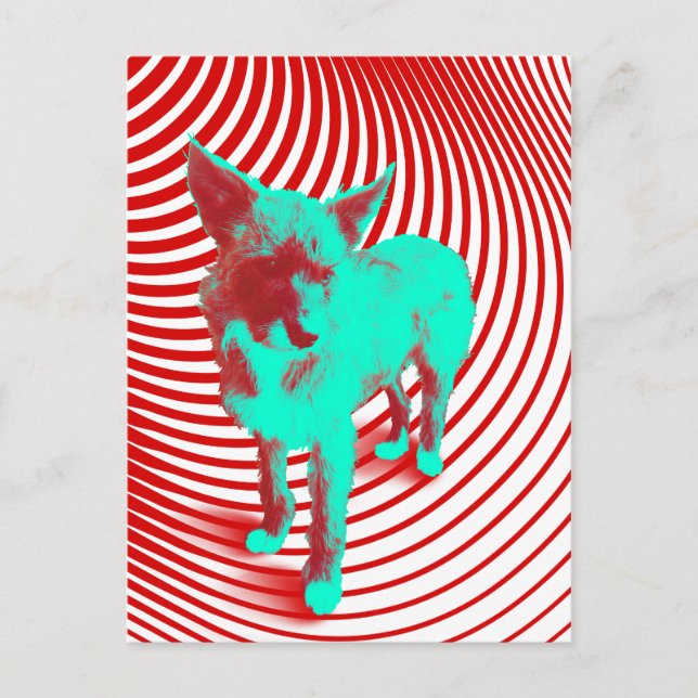 galna valper av farliga ämnen vykort (Framsida)