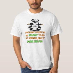 Galna vänner tee shirt