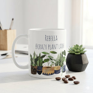 Galna Växtdama Krukväxt & Kaktus  Kaffemugg