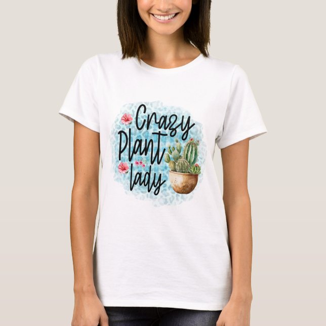 Galna Växtdamen T Shirt (Framsida)