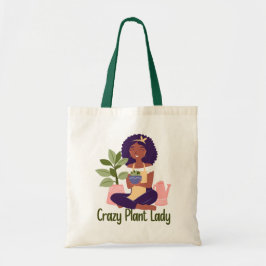 Galna Växtdamen Totebag Tygkasse