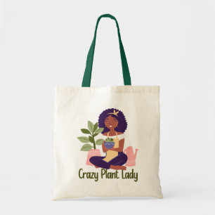 Galna Växtdamen Totebag Tygkasse