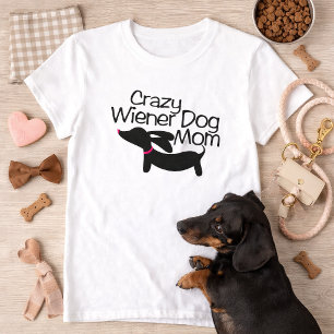 Galna Wiener Hund Mamma (TM) Dachshund T-Shirt