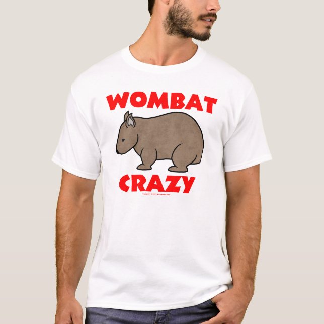 Galna Wombat T Shirt (Framsida)
