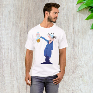 Galning forskare som håller bägare Rolig vetenskap T Shirt