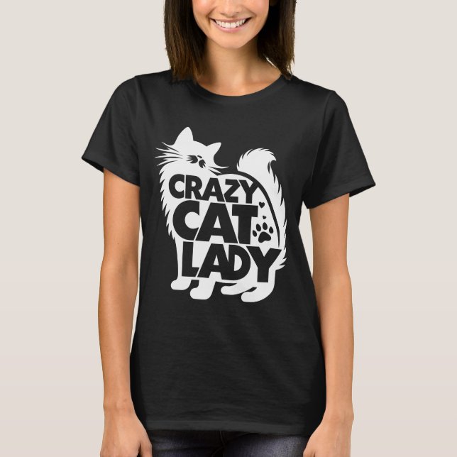 Galning kattdam t shirt (Framsida)