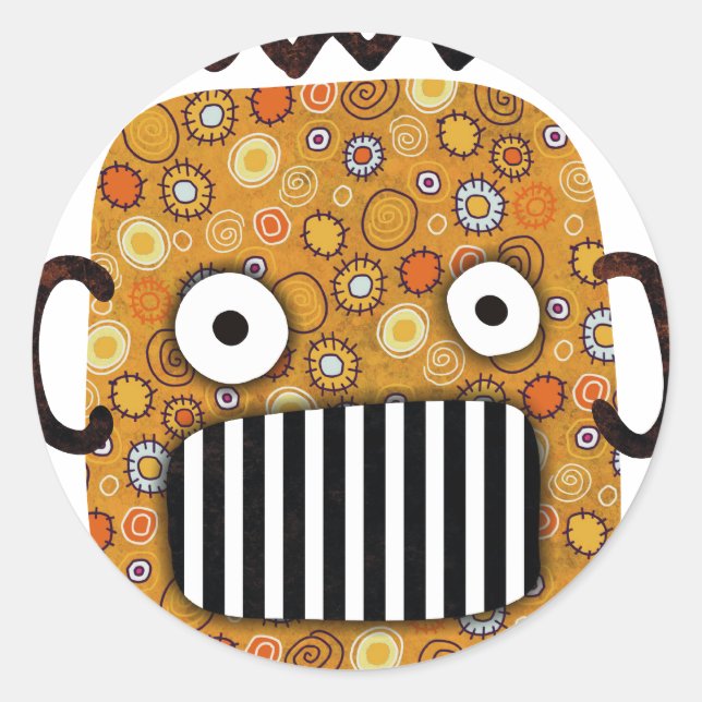 galningar! runt klistermärke (Framsida)