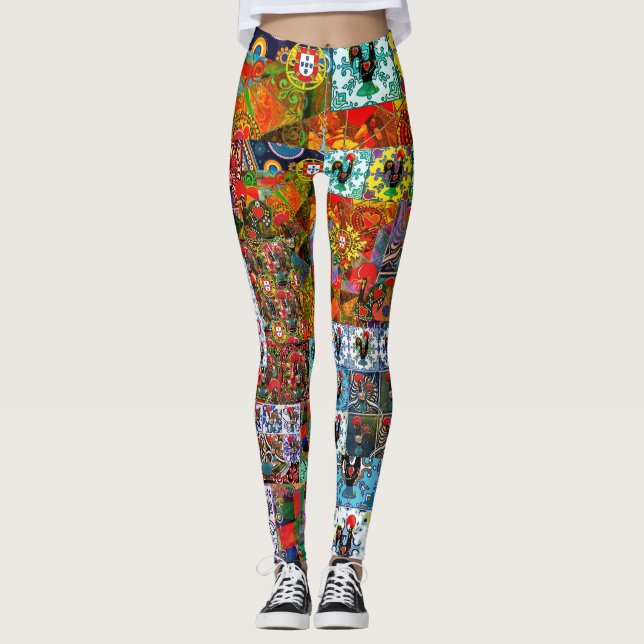 Galo de Barcelona, Portugal Leggings (Framsida)