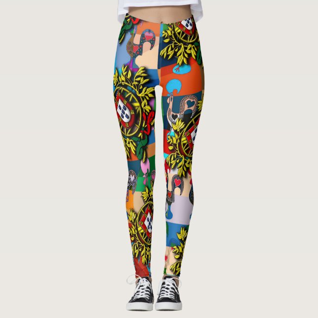 Galo de Barcelona, portugisisk formgivning Leggings (Framsida)