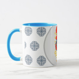 Galo de Barcelos Mug – Portuguese Rooster Azulejo  Mugg