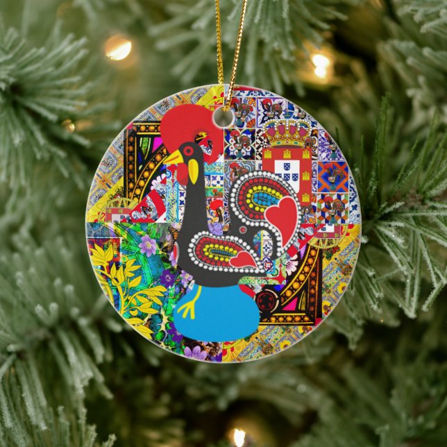 Galo de barcelos, Portugal Ornament (Träd)