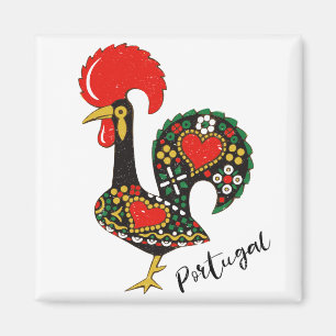 Galo de Barcelos Portugis tupp Magnet