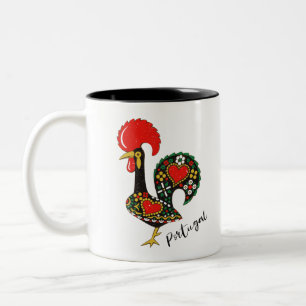 Galo de Barcelos Portugis tupp Två-Tonad Mugg