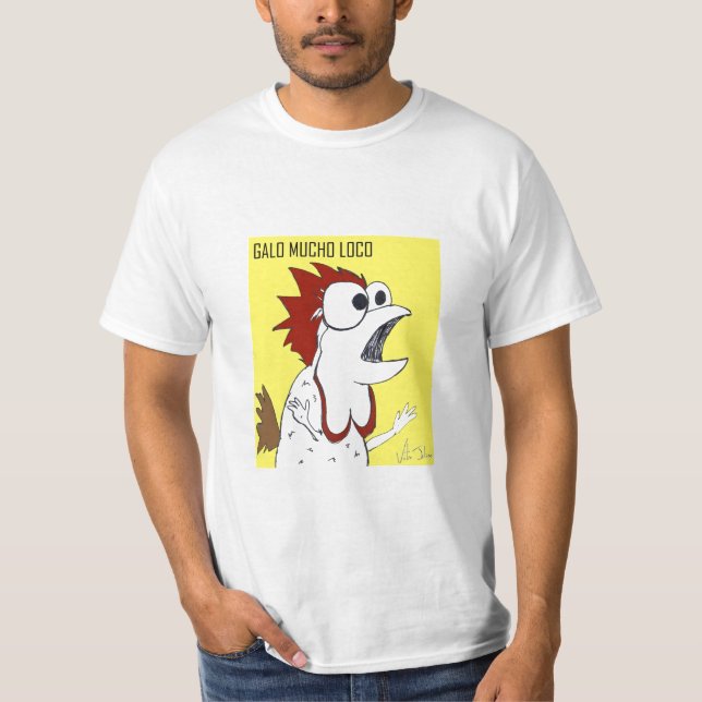 GALO MUCHO LOCO TEE SHIRT (Framsida)