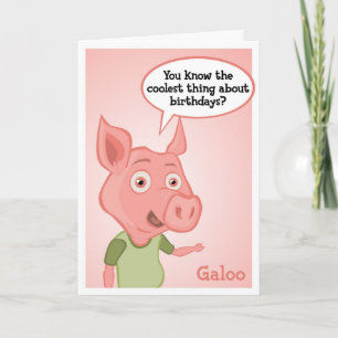 Galoo födelsedagkort kort