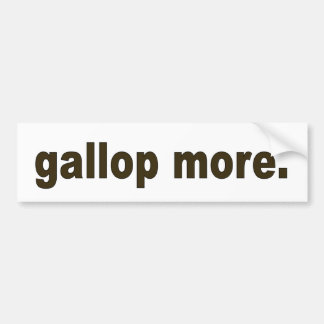 Galoppera mer bildekal