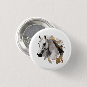 Galopperande Grace White Horse Art Knapp