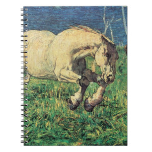 Galopperande häst av Giovanni Segantini, Vintage A Anteckningsbok