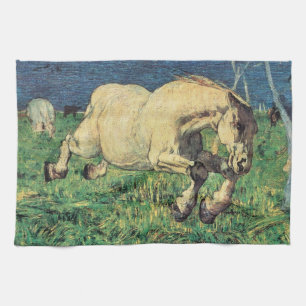 Galopperande häst av Giovanni Segantini, Vintage A Kökshandduk