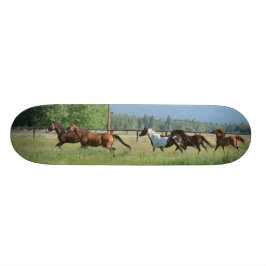 Galopperande hästar mini skateboard bräda 18,5 cm