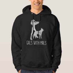 Gals with mals belgisk Malinois Älskare Pullover H Hoodie