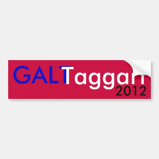 Galt Taggart 2012 Bildekal (Framsidan)