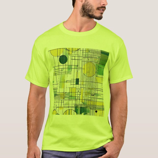 Galtaktisk geometri t shirt (Framsida)
