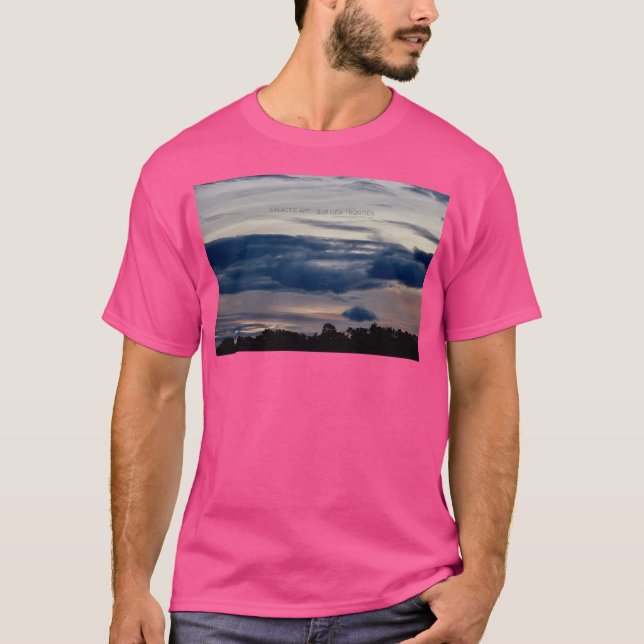 Galtaktisk konst - vår nya gräns t shirt (Framsida)