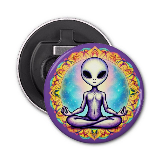 Galtaktisk meditation flasköppnare (Framsidan)