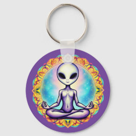 Galtaktisk meditation nyckelring