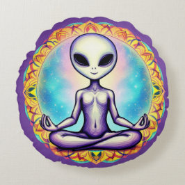 Galtaktisk meditation rund kudde