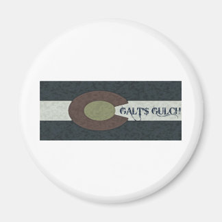 Galt's Gulch - Red White and Blue Combo Design Magnet