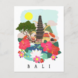 Galungan Firande i Bali Poster Vykort