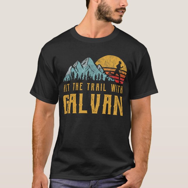 GALVAN Family Running - Slå spåret med GALVAN T Shirt (Framsida)