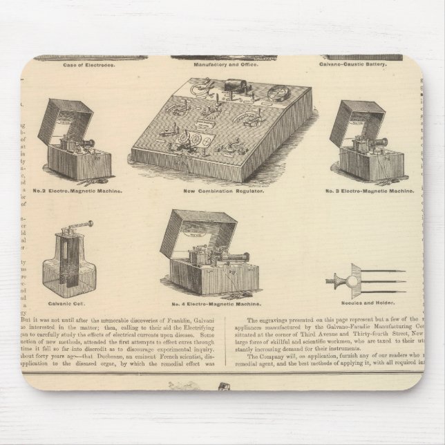 Galvano Faradic Manufacturing Company Bickford Musmatta (Framsidan)