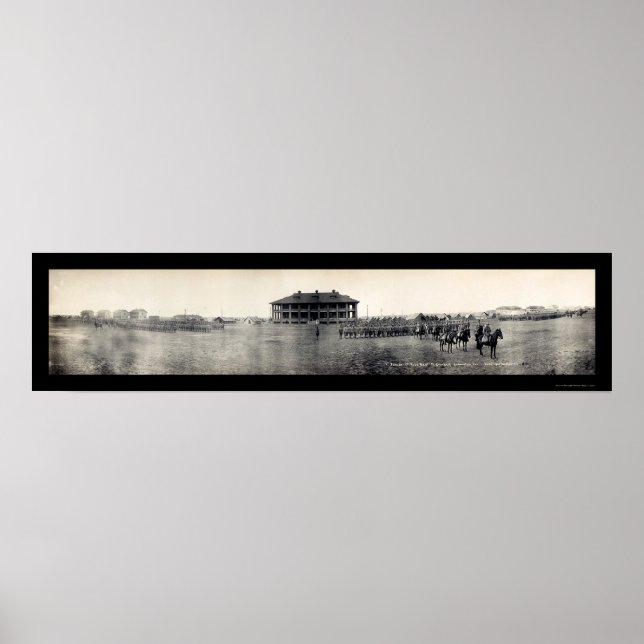 Galveston Army Parad 1911 Poster (Framsidan)