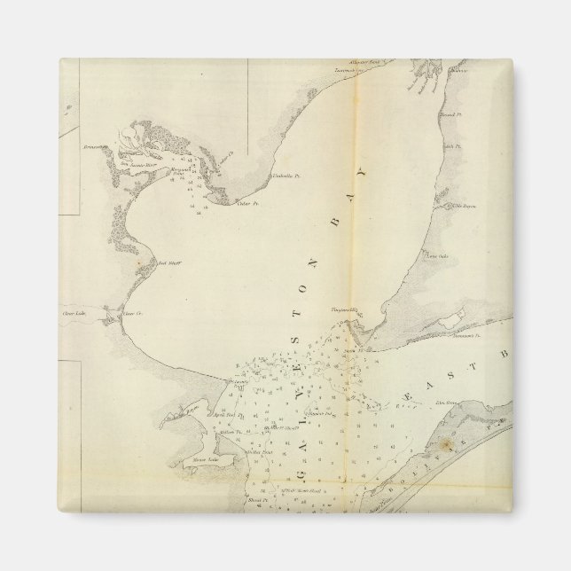 Galveston Bay, Texas Magnet (Framsidan)