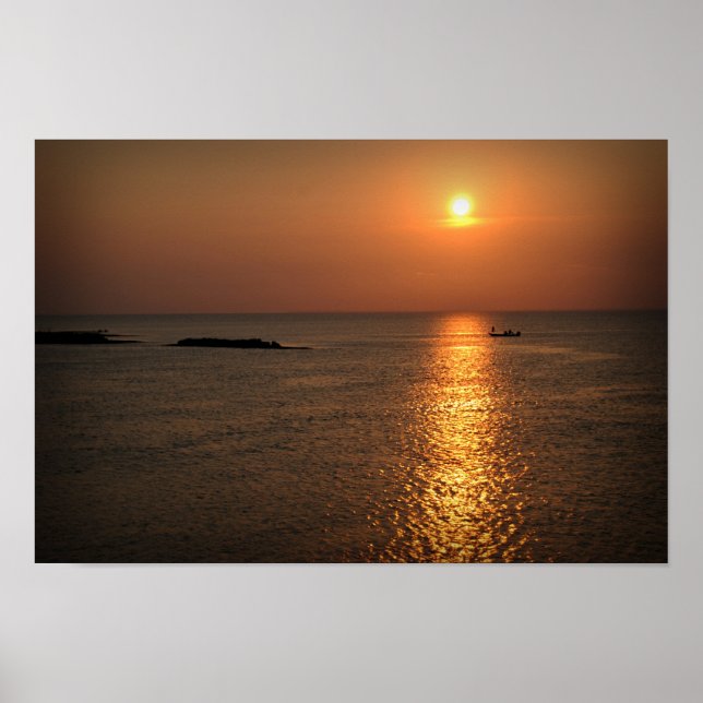 Galveston Bay Texas Poster (Framsidan)