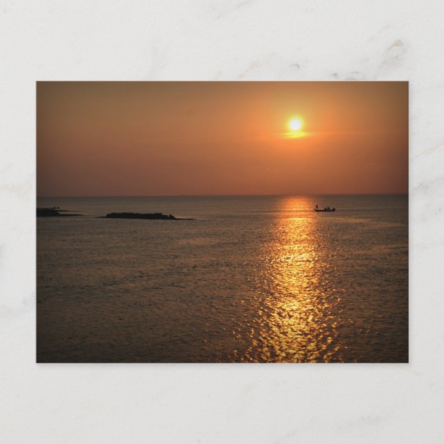 Galveston Bay Texas Vykort (Framsida)