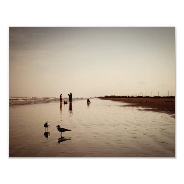 Galveston Beachlife Fototryck (Framsidan)